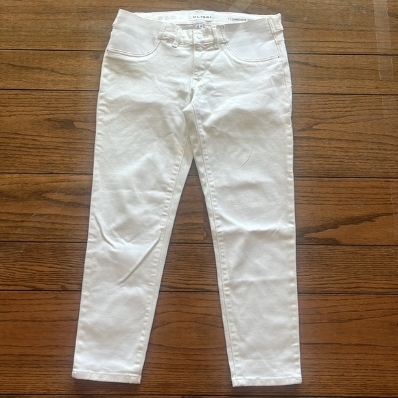 DL 1961 Florence Skinny Maternity Instasculpt Crop Jeans Size 28 - Picture 5 of 14